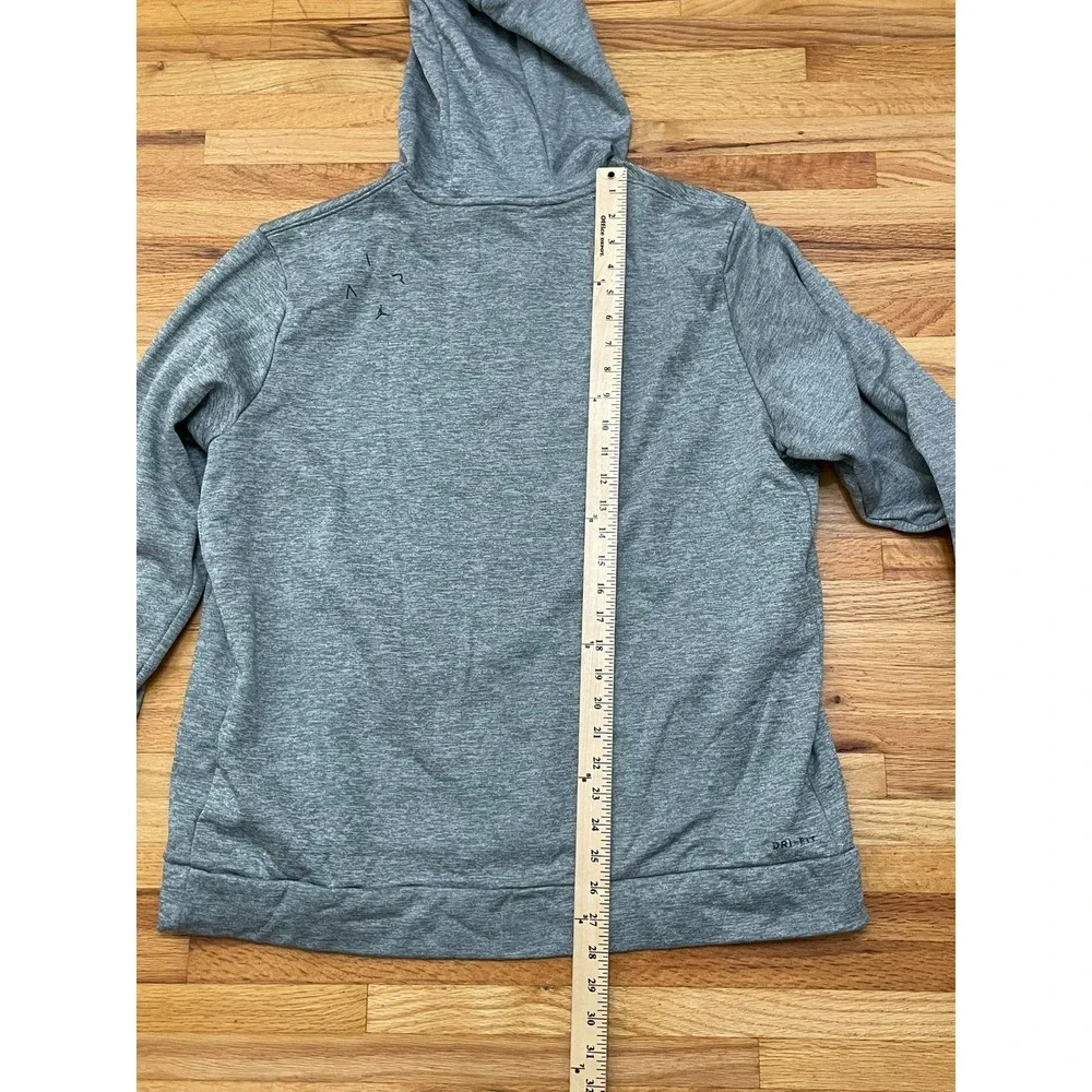 Air Jordan Men's XL Gray Hoodie Polyester Pullover‎ Drawstring Activewear Sports